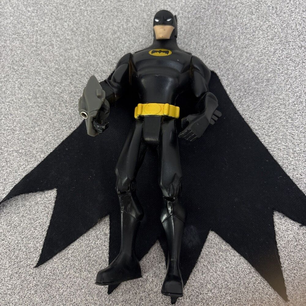 The Batman Zip Action Figure DC 2003 Mattel Loose China, Black Suit